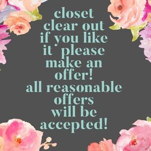 Closet Clear Out Sign